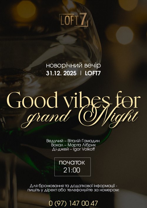 New Year at LOFT7 restaurant